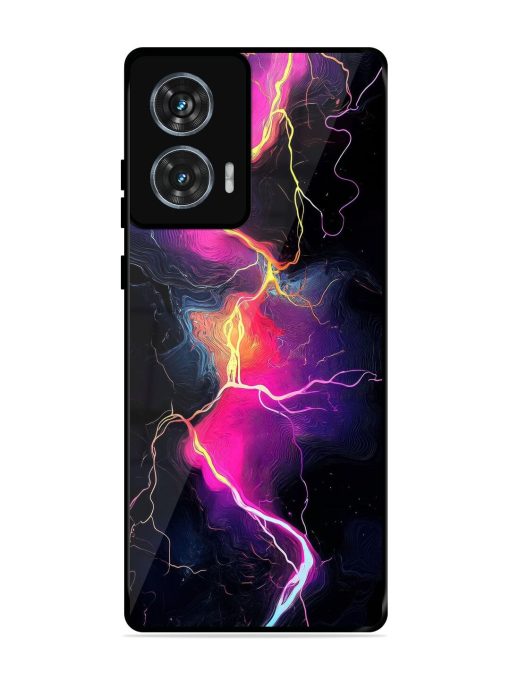 Electric Dreams Glossy Soft Edge Case for Motorola Moto G85 (5G)