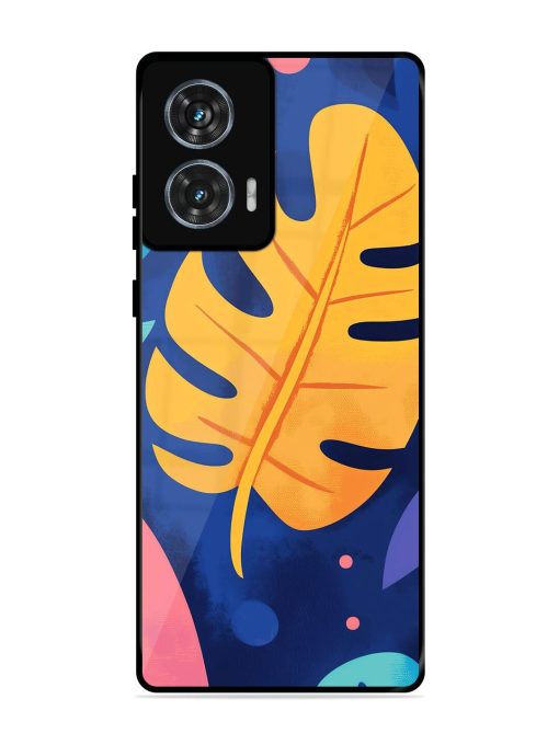 Tropical Tapestry Glossy Soft Edge Case for Motorola Moto G85 (5G) Chachhi