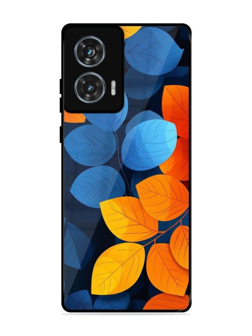 Autumn'S Contrast Glossy Soft Edge Case for Motorola Moto G85 (5G)