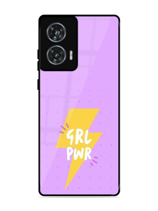 Girl Power Spark Glossy Soft Edge Case for Motorola Moto G85 (5G) Chachhi