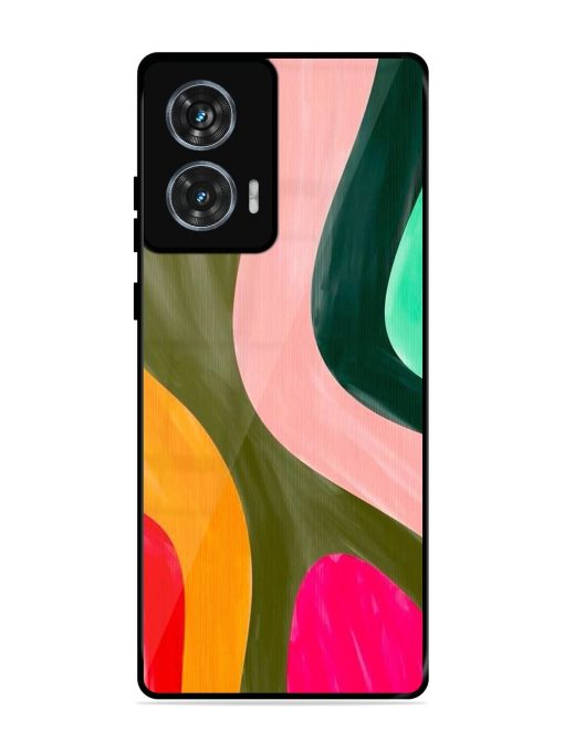 Wavy Wonder Glossy Soft Edge Case for Motorola Moto G85 (5G) Chachhi