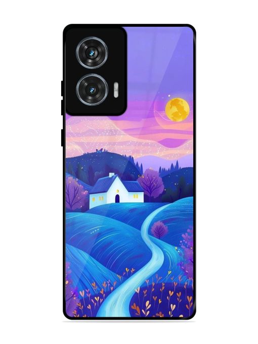 Moonlit Meadow Glossy Soft Edge Case for Motorola Moto G85 (5G) Chachhi