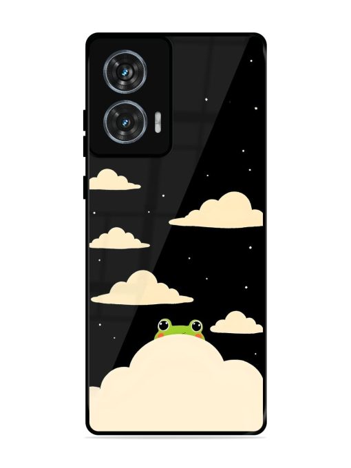 Froggy Night Sky Glossy Soft Edge Case for Motorola Moto G85 (5G) Chachhi