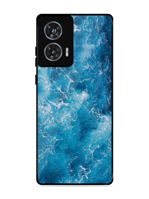 Oceanic Abyss Glossy Soft Edge Case for Motorola Moto G85 (5G) Chachhi