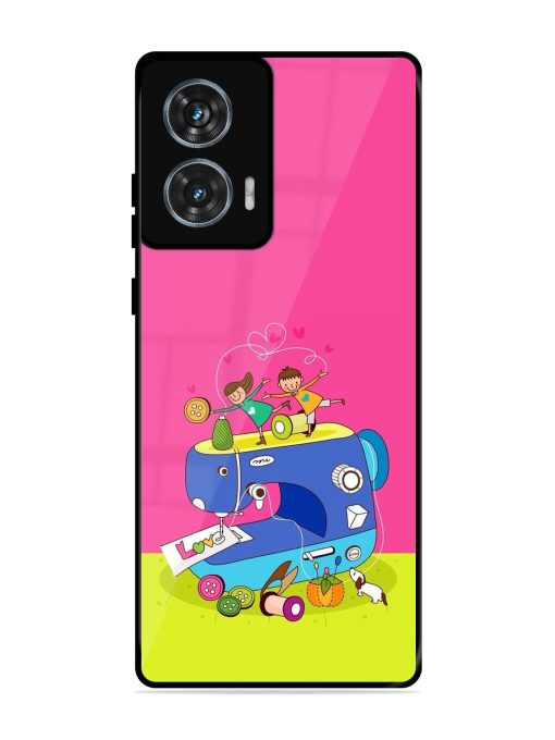 Sew Cute Glossy Soft Edge Case for Motorola Moto G85 (5G) Chachhi