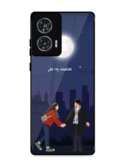 Moonlight Proposal Glossy Soft Edge Case for Motorola Moto G85 (5G) Chachhi