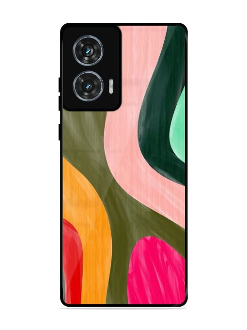 Wavy Wonderland Glossy Soft Edge Case for Motorola Moto G85 (5G) Chachhi