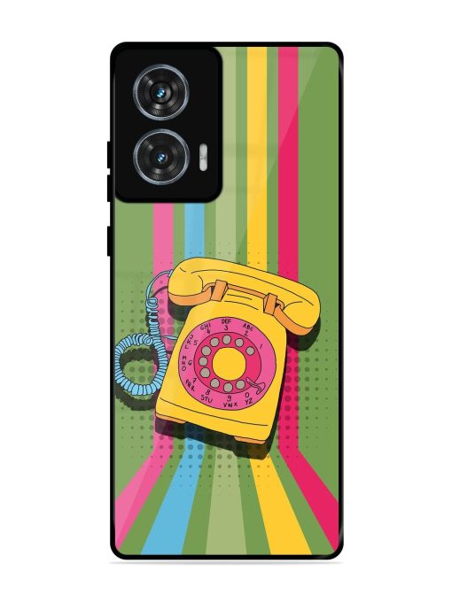 Retro Dialer Glossy Soft Edge Case for Motorola Moto G85 (5G) Chachhi