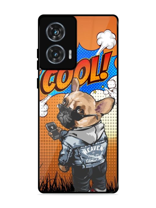 Cool Pup Glossy Soft Edge Case for Motorola Moto G85 (5G) Chachhi