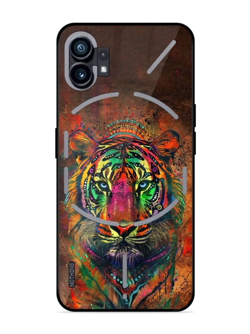 Cosmic Tiger Glossy Soft Edge Case for Nothing Phone 1 Chachhi