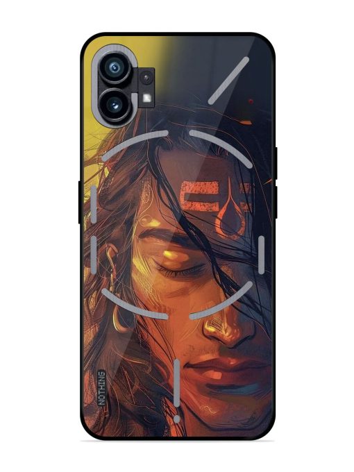 Tranquil Shiva Glossy Soft Edge Case for Nothing Phone 1 Chachhi