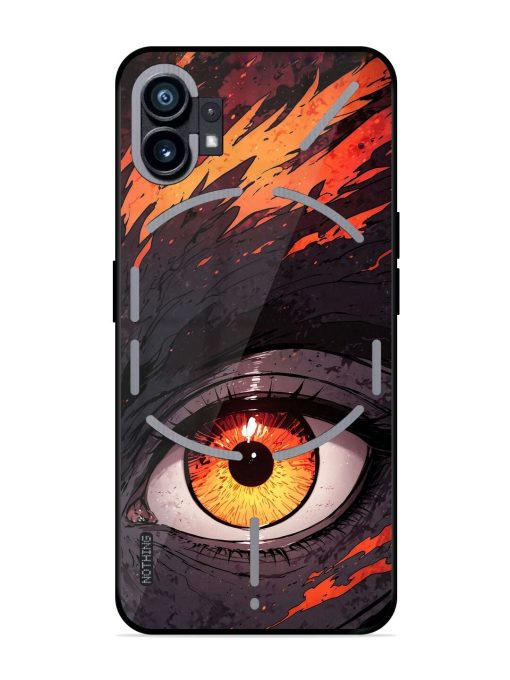 Inferno Gaze Glossy Soft Edge Case for Nothing Phone 1 Chachhi