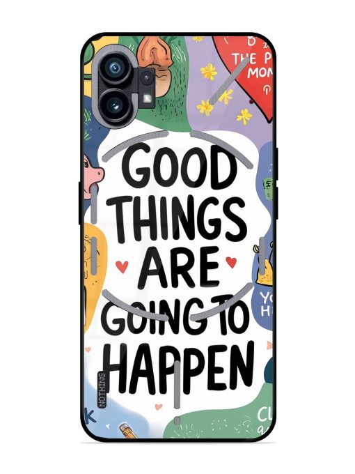 Uplifting Scribbles Glossy Soft Edge Case for Nothing Phone 1 Chachhi