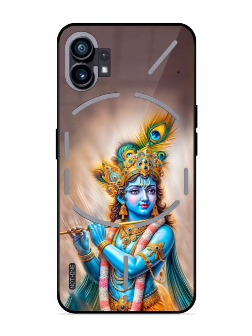 Divine Krishna Glossy Soft Edge Case for Nothing Phone 1 Chachhi