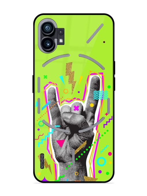 Neon Rock Glossy Soft Edge Case for Nothing Phone 1 Chachhi