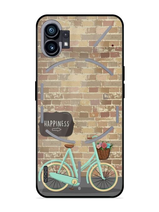 Pedaling Towards Happiness Glossy Soft Edge Case for Nothing Phone 1 Chachhi