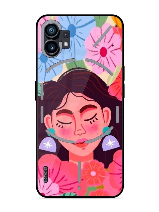 Blooming Serenity Glossy Soft Edge Case for Nothing Phone 1 Chachhi