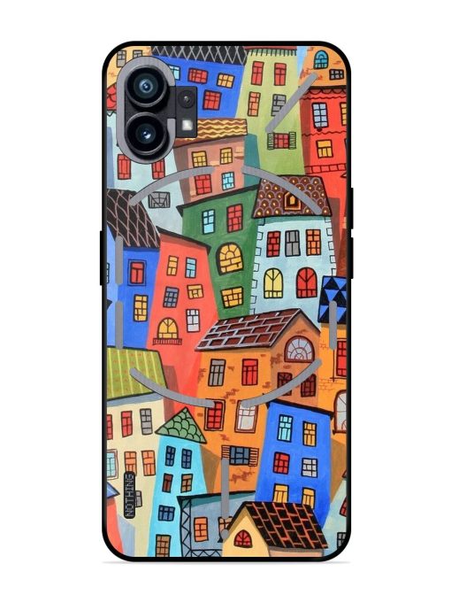 Rainbow House Glossy Soft Edge Case for Nothing Phone 1 Chachhi