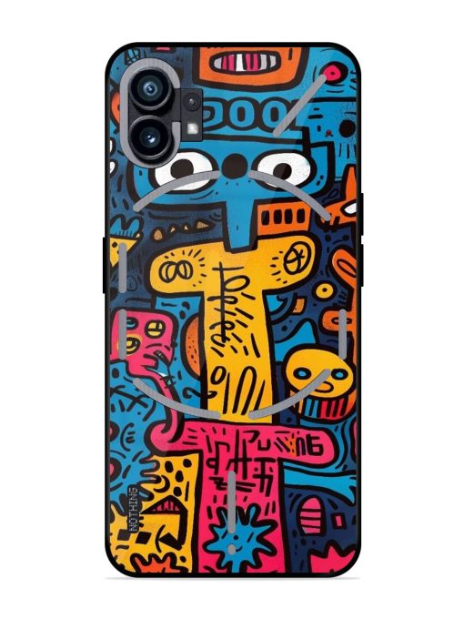 Doodletopia Glossy Soft Edge Case for Nothing Phone 1 Chachhi