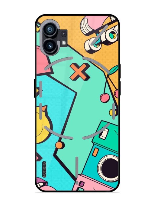 Retro Remix Glossy Soft Edge Case for Nothing Phone 1 Chachhi