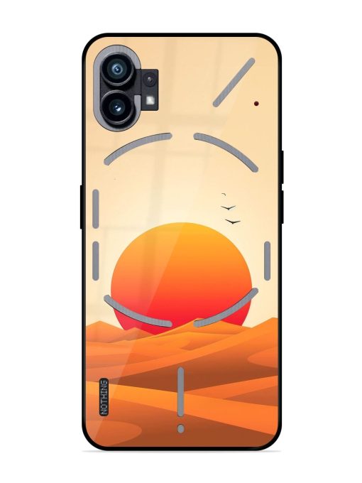 Desert Sunset Glossy Soft Edge Case for Nothing Phone 1 Chachhi