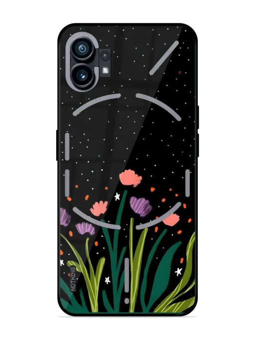 Midnight Bloom Glossy Soft Edge Case for Nothing Phone 1 Chachhi