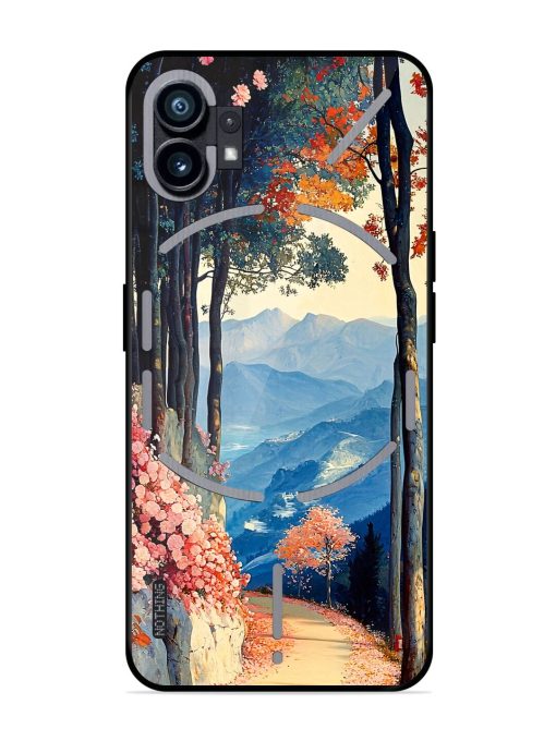 Mountainside Serenity Glossy Soft Edge Case for Nothing Phone 1 Chachhi