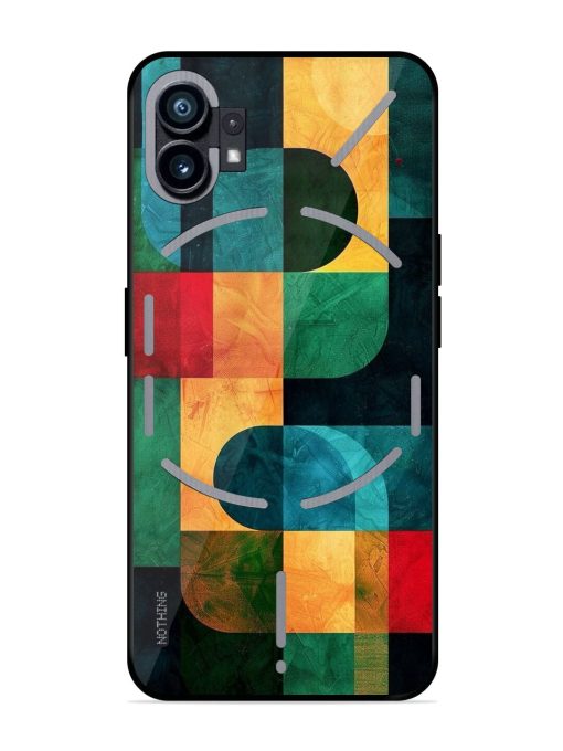 Geometric Harmony Glossy Soft Edge Case for Nothing Phone 1 Chachhi