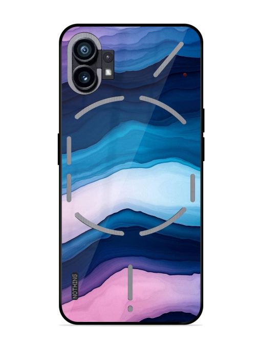 Oceanic Layers Glossy Soft Edge Case for Nothing Phone 1 Chachhi