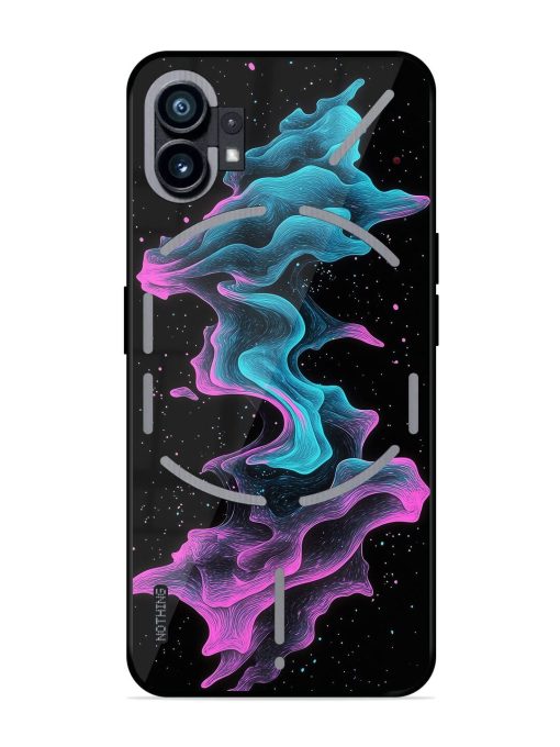 Cosmic Currents Glossy Soft Edge Case for Nothing Phone 1 Chachhi