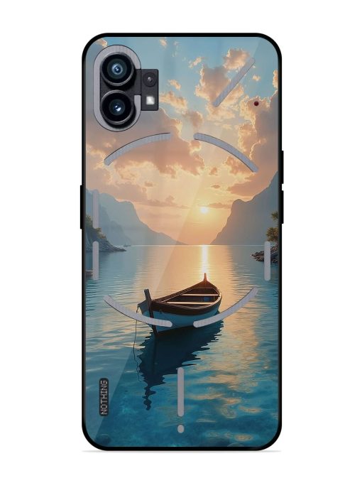 Serene Sunset Glossy Soft Edge Case for Nothing Phone 1