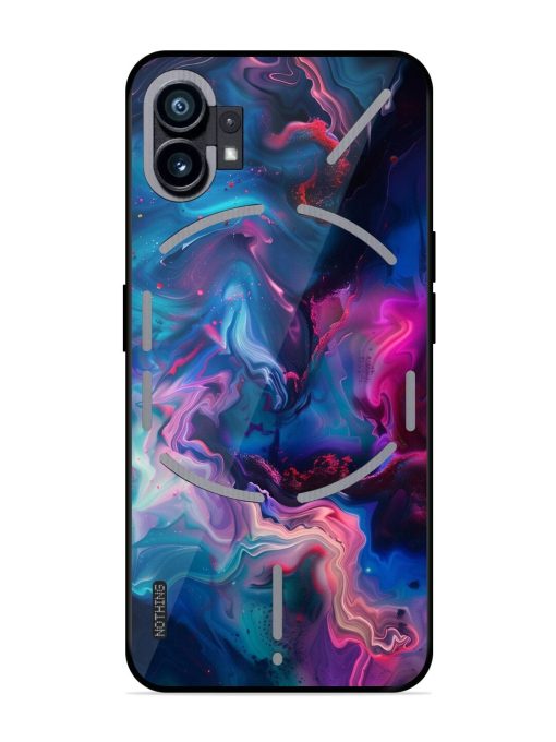 Cosmic Swirl Glossy Soft Edge Case for Nothing Phone 1 Chachhi