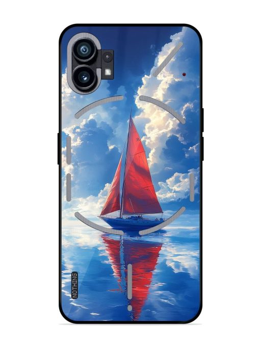 Crimson Sails Glossy Soft Edge Case for Nothing Phone 1 Chachhi