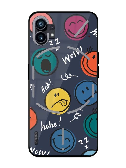 Emoticon Parade Glossy Soft Edge Case for Nothing Phone 1 Chachhi