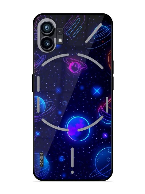 Neon Cosmos Glossy Soft Edge Case for Nothing Phone 1 Chachhi