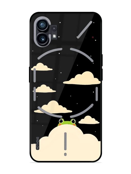 Froggy Night Sky Glossy Soft Edge Case for Nothing Phone 1 Chachhi