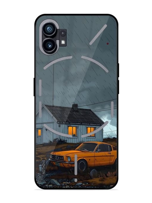 Rainy Day Retreat Glossy Soft Edge Case for Nothing Phone 1 Chachhi