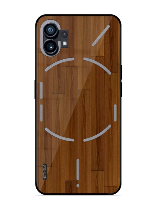 Warm Woodgrain Glossy Soft Edge Case for Nothing Phone 1 Chachhi