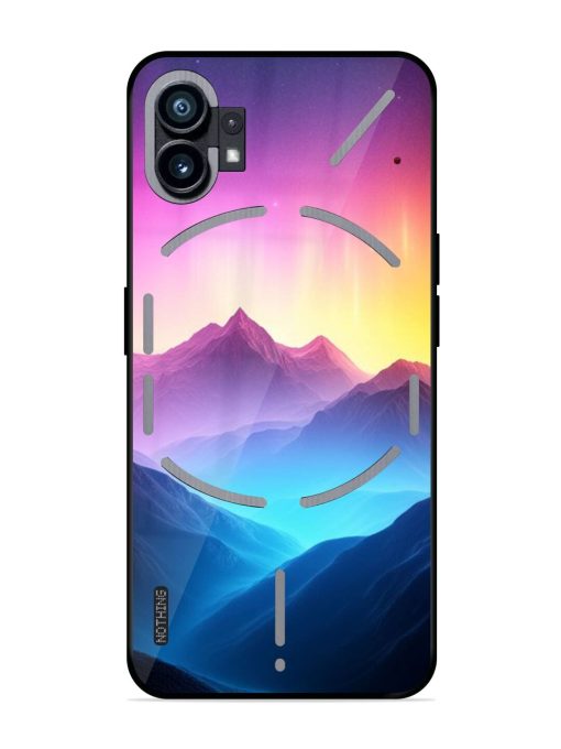 Cosmic Mountains Glossy Soft Edge Case for Nothing Phone 1 Chachhi