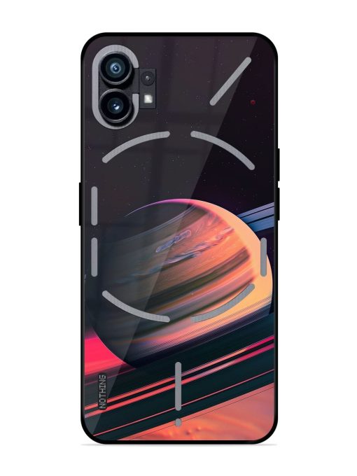 Neon Saturn Glossy Soft Edge Case for Nothing Phone 1 Chachhi