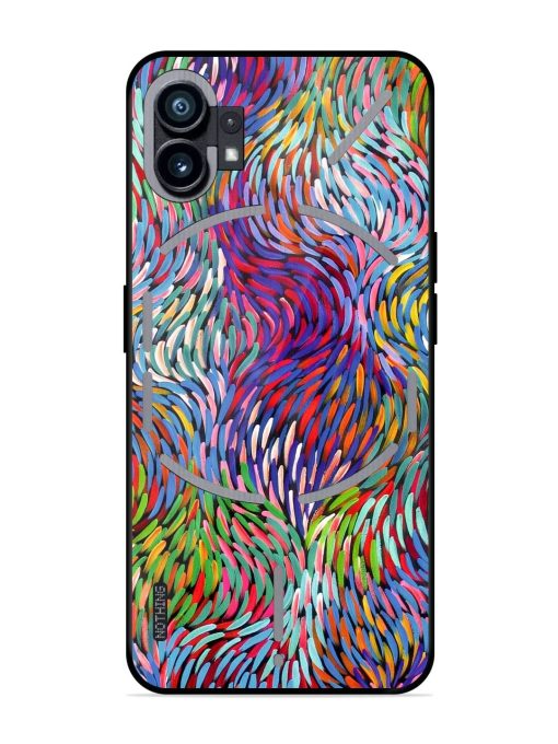 Vibrant Waves Glossy Soft Edge Case for Nothing Phone 1 Chachhi