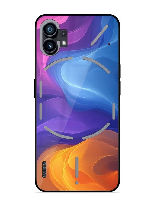 Cosmic Currents Glossy Soft Edge Case for Nothing Phone 1 Chachhi