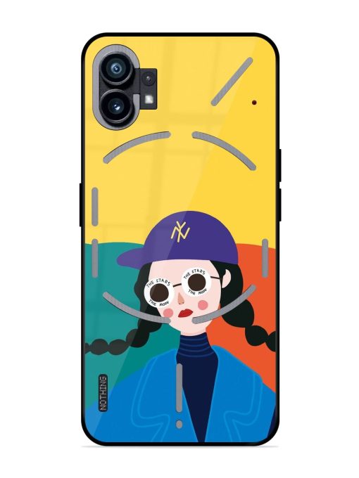 Starry-Eyed Girl Glossy Soft Edge Case for Nothing Phone 1 Chachhi