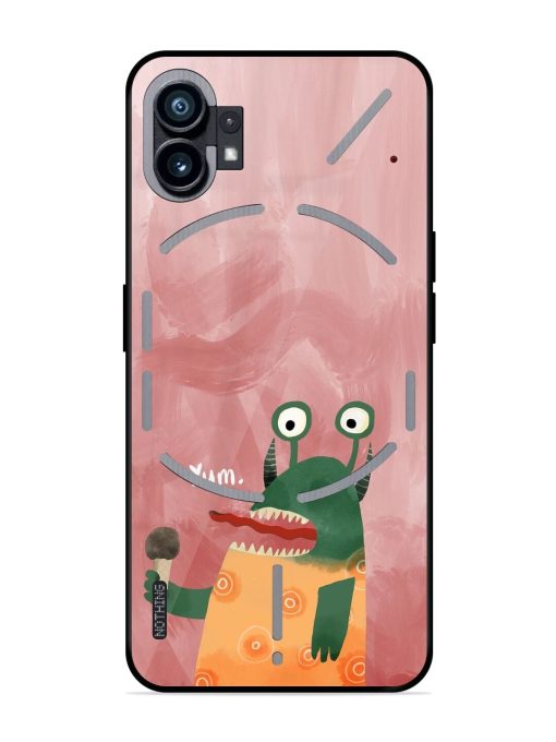 Hungry Monster Glossy Soft Edge Case for Nothing Phone 1