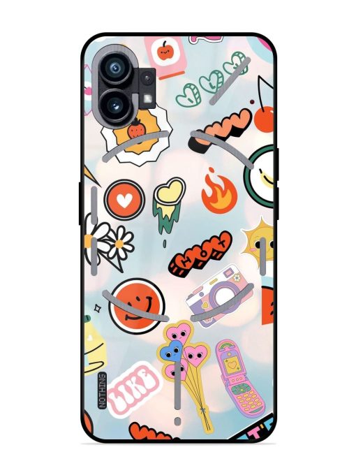 Cheerful Glossy Soft Edge Case for Nothing Phone 1 Chachhi