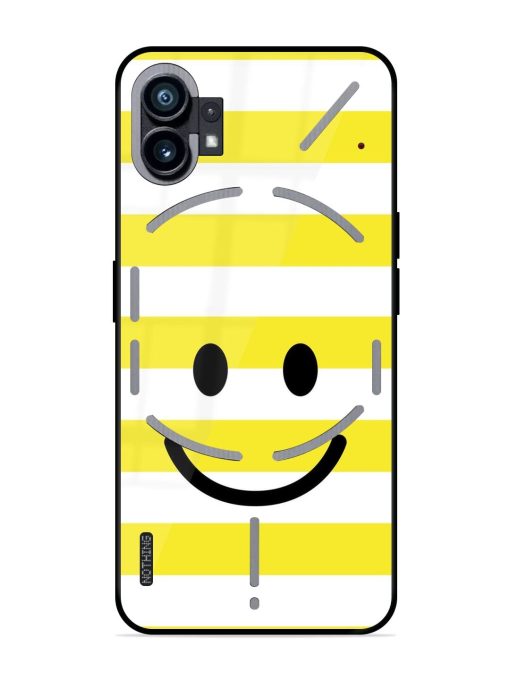 Smiling Stripes Glossy Soft Edge Case for Nothing Phone 1 Chachhi