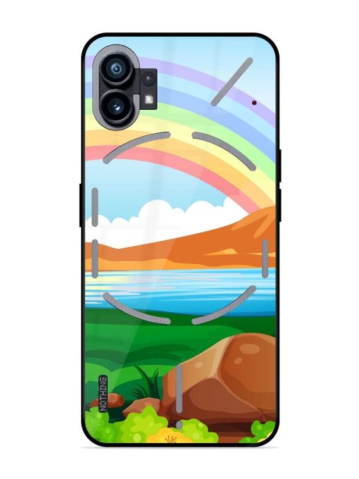 Rainbow Over The Lake Glossy Soft Edge Case for Nothing Phone 1 Chachhi