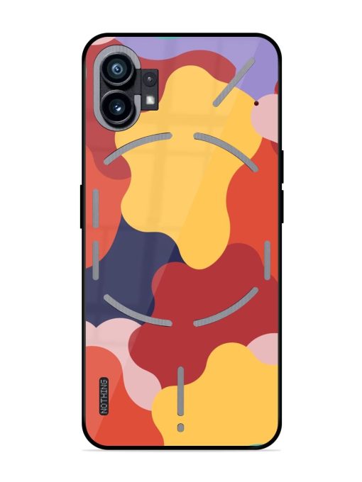 Gooey Color Chaos Glossy Soft Edge Case for Nothing Phone 1 Chachhi