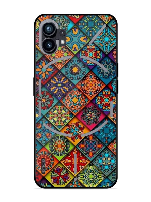 Patchwork Mandala Mosaic Glossy Soft Edge Case for Nothing Phone 1 Chachhi