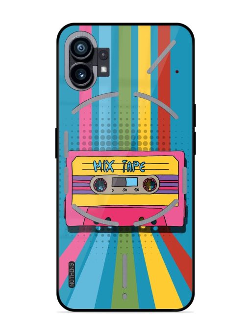 Retro Cassette Tapes Glossy Soft Edge Case for Nothing Phone 1 Chachhi